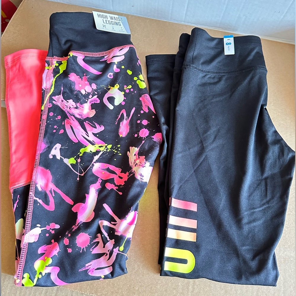 BUNDLE OF TWO GIRL’S LEGGINGS NWT